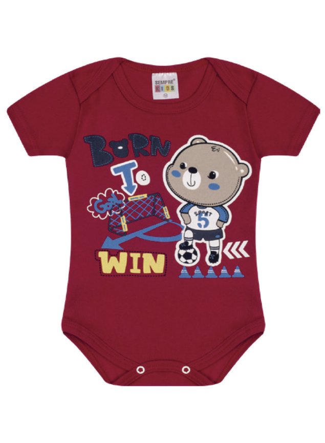 7325 vermelho body infantil masculino menino