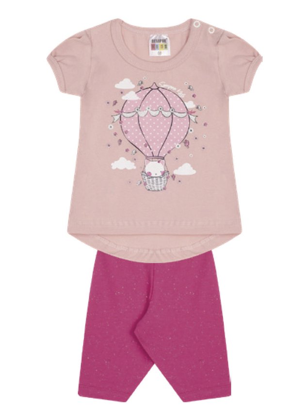 7306 rosa nude conjunto infantil feminino bermuda ciclista