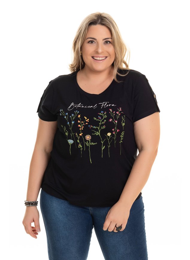 2590 99 tpd 3610 blusa feminina em viscose com botoes nas mangas g1 a g4