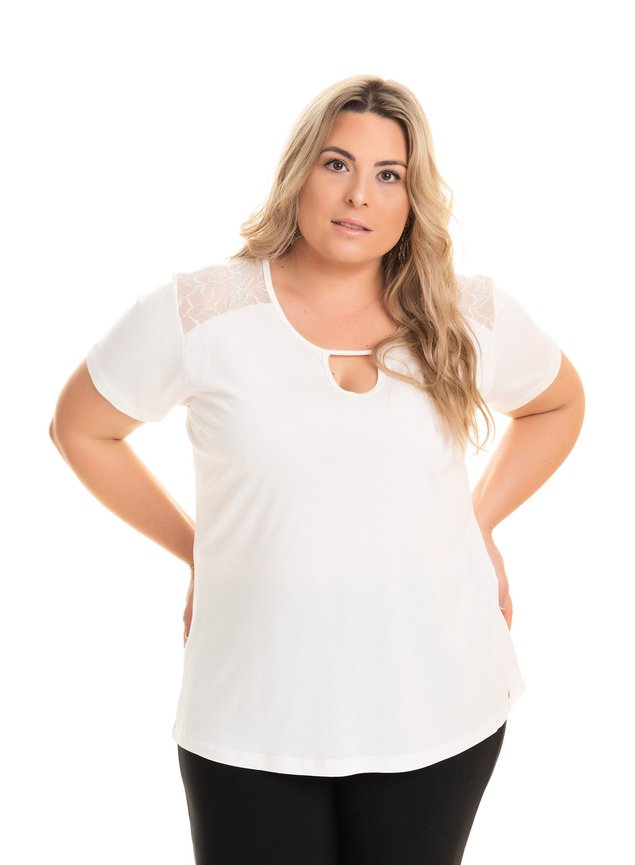 2596 24 tpd 2976 blusa feminina em viscose com detalhe renda g1 a g4