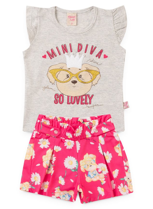 6180 conjunto infantil feminino cachorrinho 2