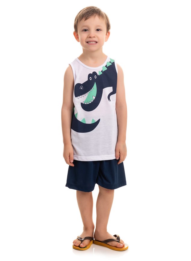10116 e 10117 pijama infantil regata dino dinossauro 1