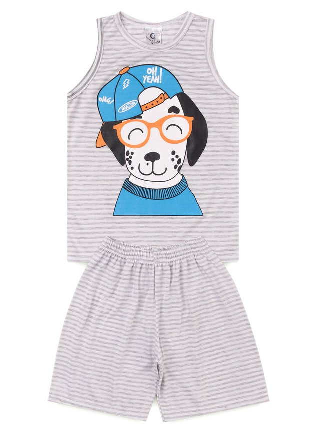 10118 10119 pijama infantil cachorro com bone 1
