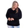 2520 6 blusa em plush decote v plus size
