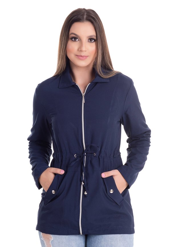 2471 6 parka feminina em microfibra 0