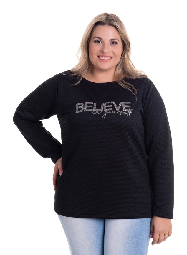 2610 4 blusao em matelasse de malha plus size