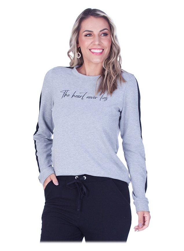 2582 blusa moletom casaco moletom