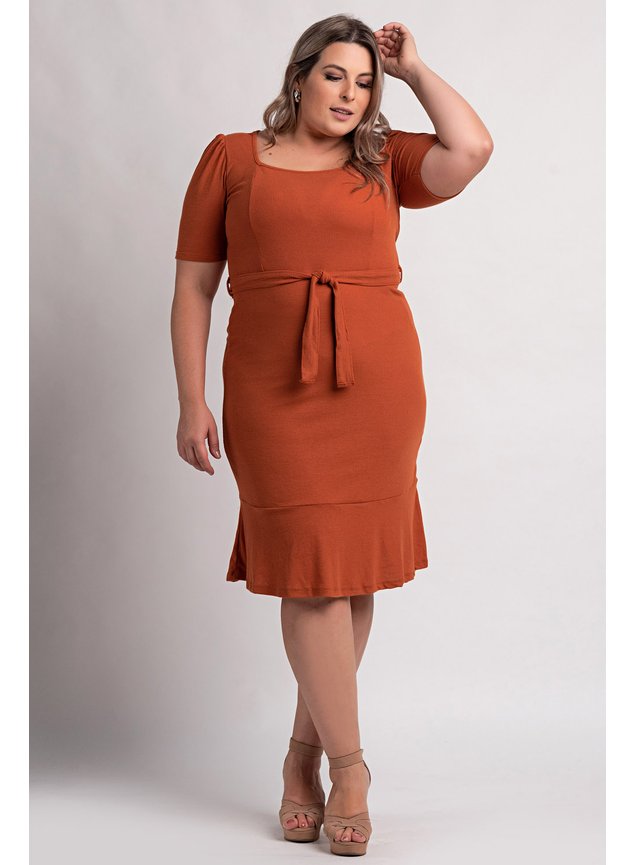 0585192 vestido feminino plus size cereja rosa 3