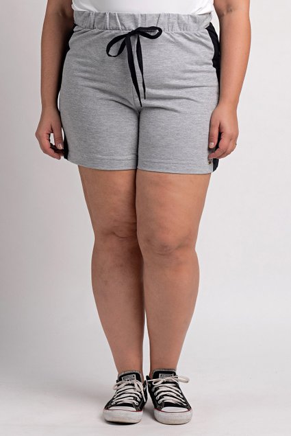 0585186 shorts feminino plus size moletinho cereja rosa 4