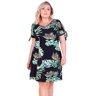 2669 vestido plus size estampado viscolycra