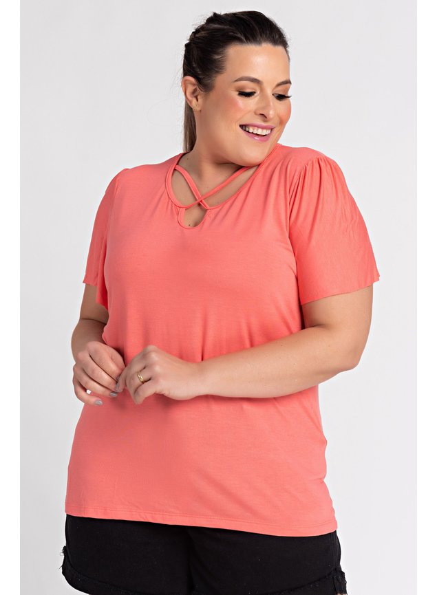 2643 blusa feminina plus size visco decote vazado mangas princesa moda prime serena 1