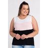 1633 regata feminina plus size visco tricolor tic tac 1