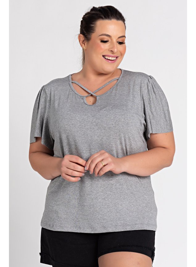 2643 2661 blusa feminina plus size visco decote detalhe vazado mangas princesa moda prime serena 1