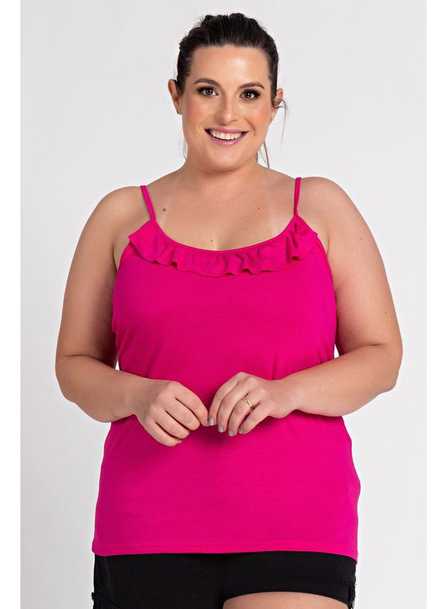 1630 regata feminina plus size alcinha babado decote moda prime tic tac 1