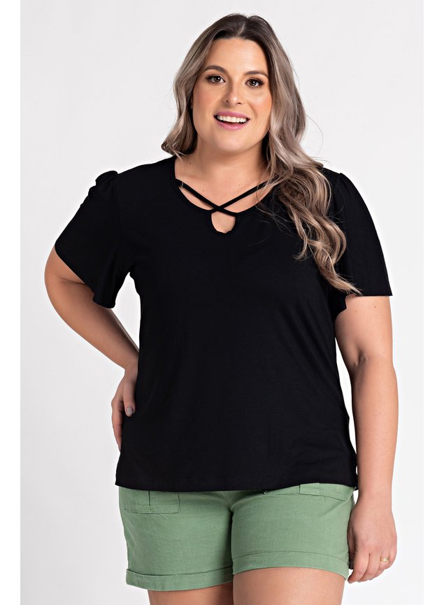 2643 blusa feminina plus size visco decote detalhe vazado mangas princesa moda prime serena 1