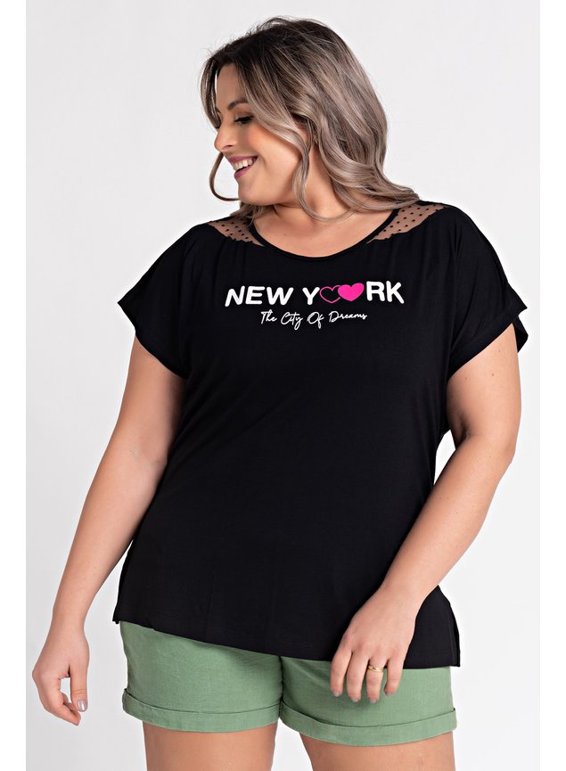 2277 blusa feminina plus size estampada tule gola aberturas laterais vazado costas modas prime ki beleza 1
