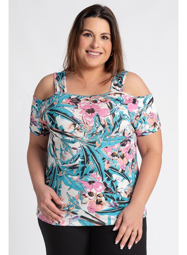 2640 blusa feminina plus size visco estampada alcas serena moda prime 3
