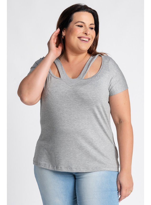 2686 blusa feminina plus size visco detalhe v gola serena moda prime 3