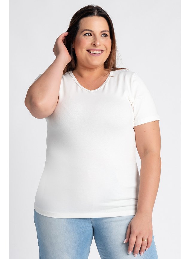 2658 2687 baby look feminina plus size decote v manga curta serena moda prime 5