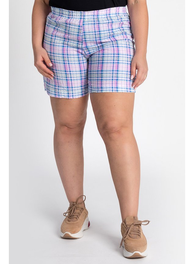 2415 bermuda feminina plus size tecido ana ruga algodao serena moda prime