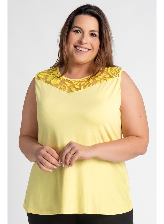2637 regata feminina plus size visco detalhe devore serena moda prime 3