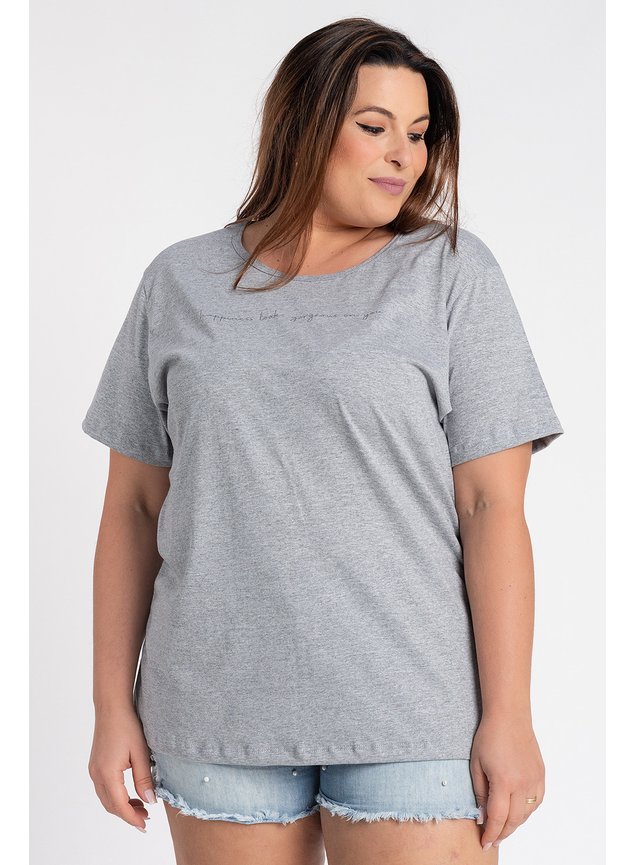 2692 t shirt feminina plus size estampada happiness looks gorgeous on you serena