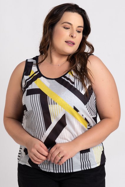 0585195 regata feminina plus size sublimada frente geometrico moda prime cereja rosa 2