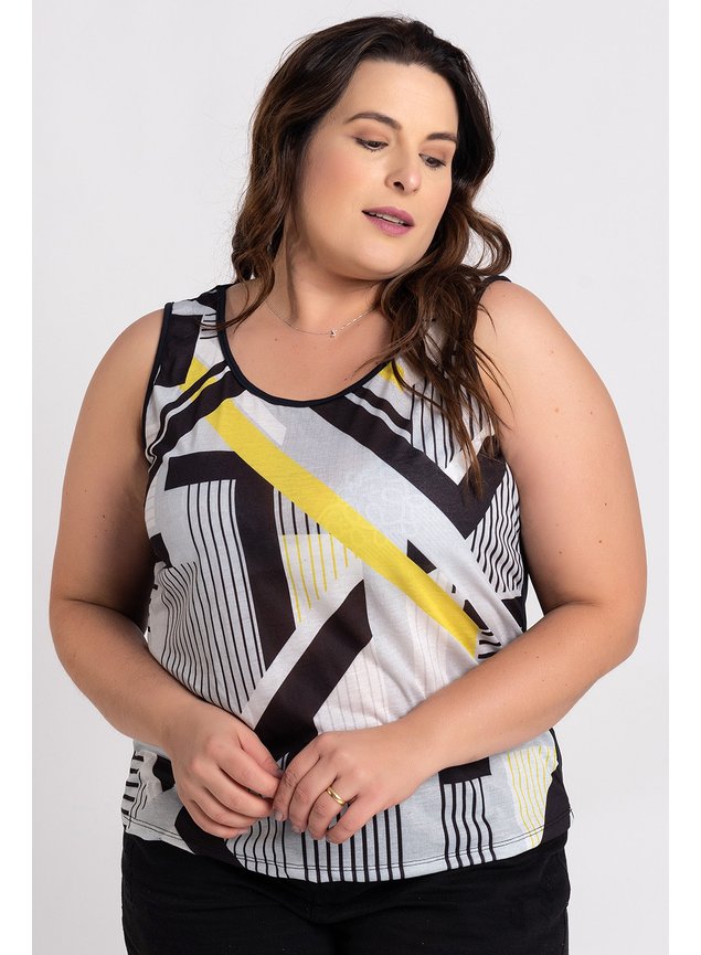 0585195 regata feminina plus size sublimada frente geometrico moda prime cereja rosa 2