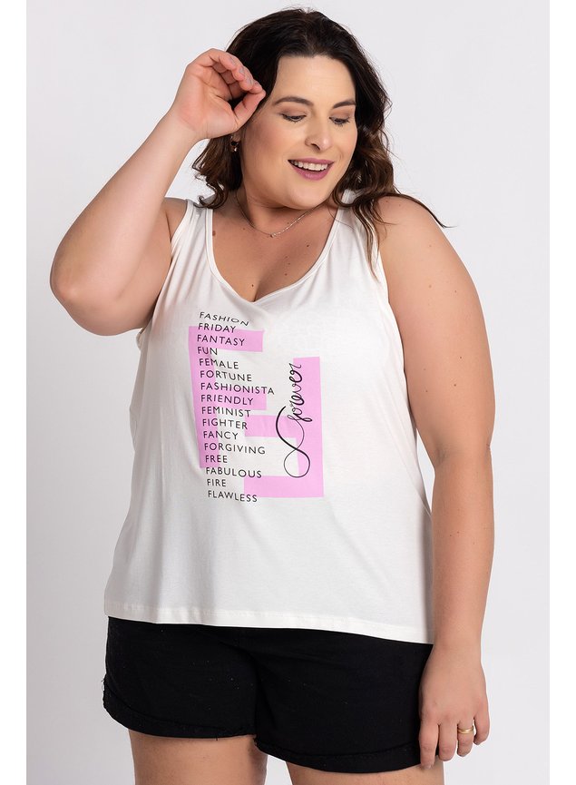 2678 regata feminina plus size visco estampada serena moda prime