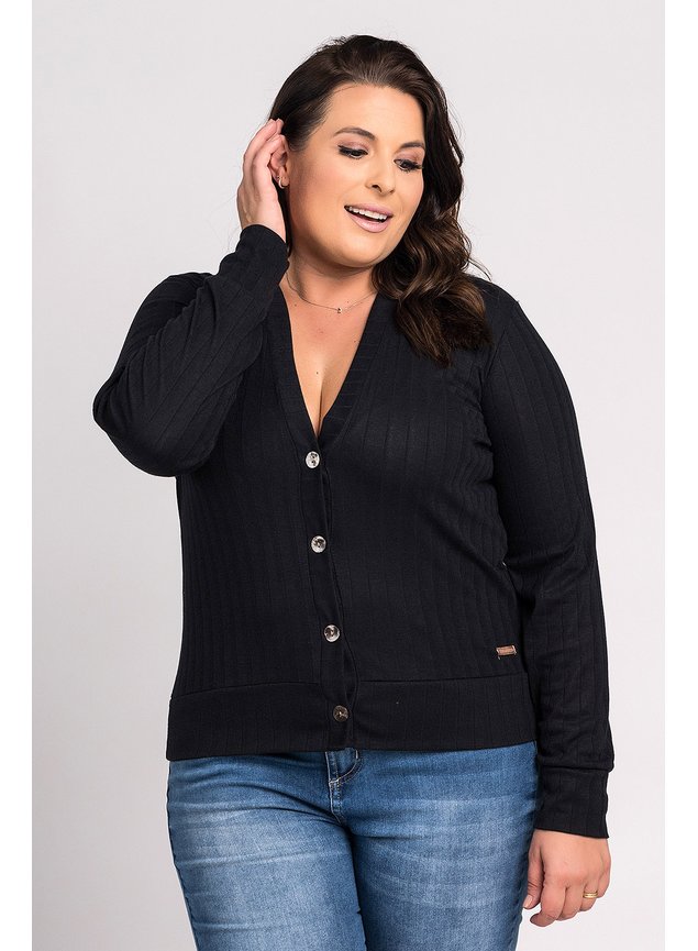 0585232 cardigan feminino plus size canelado largo fechamento botoes cereja rosa