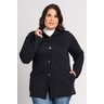 cer0585236 parka feminina plus size moleton peluciado fechamento botoes cereja rosa