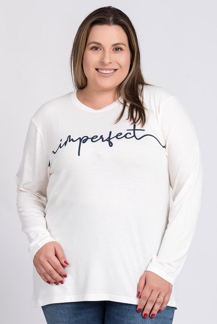 2616 blusa feminina manga longa em malha visco estampada imperfect serena