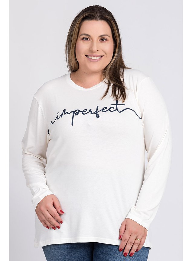 2616 blusa feminina manga longa em malha visco estampada imperfect serena