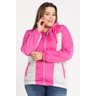 2706 jaqueta feminina plus size corta vento capuz fechamento ziper bicolor serena 10