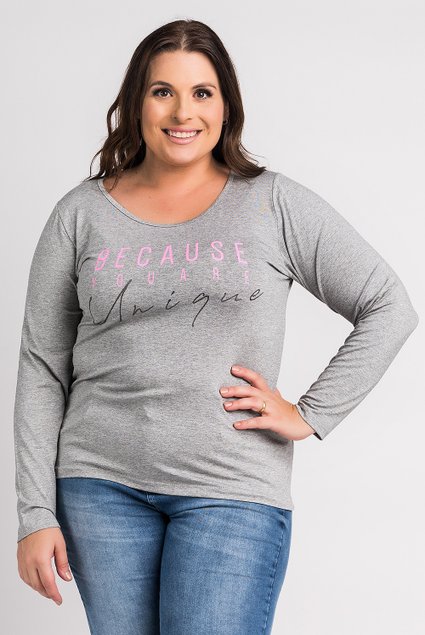 8021 blusa feminina plus size manga longa visco estampada because you are unique def confeccoes