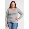 8021 blusa feminina plus size manga longa visco estampada because you are unique def confeccoes