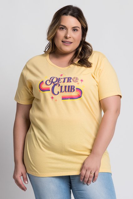 2755 t shirt feminina plus size estampada retro club serena 4