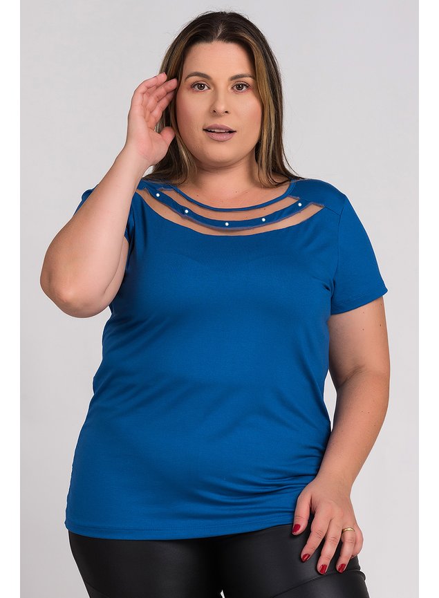 1740 blusa plus size viscolycra com tule 1