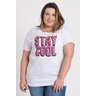 2764 t shirt feminina plus size estampada stay cool serena