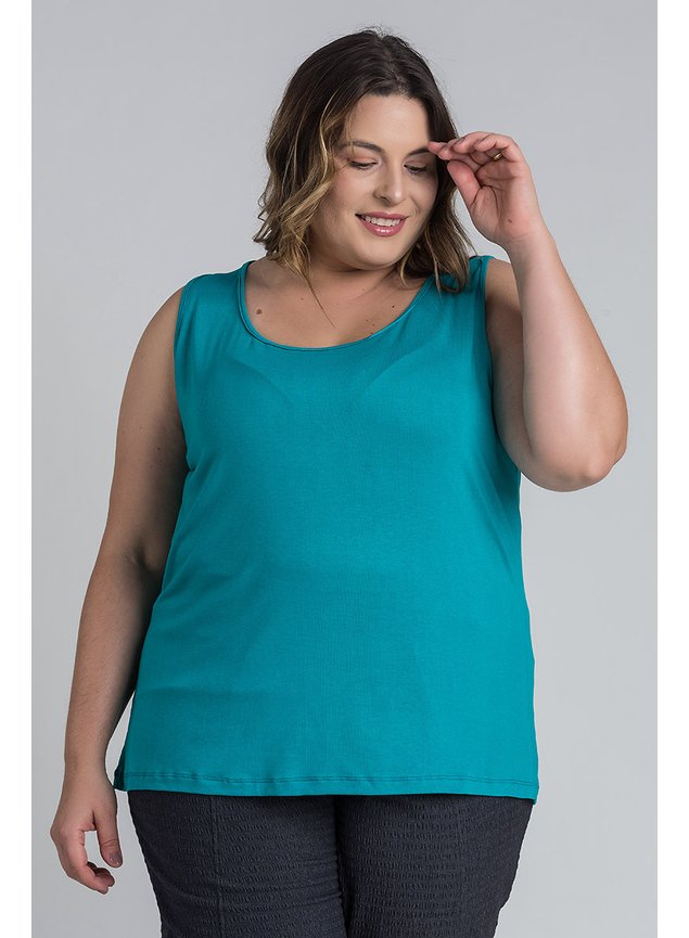 2684 regata feminina plus size basica visco serena 6