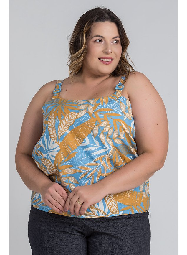 cer0585281 blusa feminina plus size visco alcinhas detalhe fivela folhagem cereja rosa 2