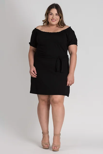 2777 2809 vestido feminino ciganinha plus size visco amarracao serena