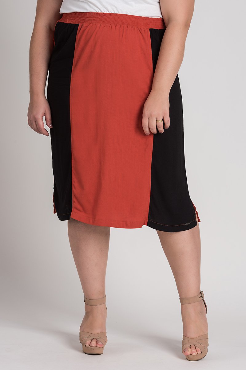 Saia feminina shops plus size