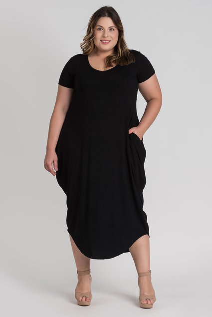 2803 vestido feminino plus size amplo comfy bolsos laterais serena 8