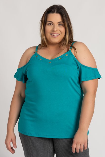 2791 2808 blusa feminina plus size visco ilhos decote fivela alcas serena 6