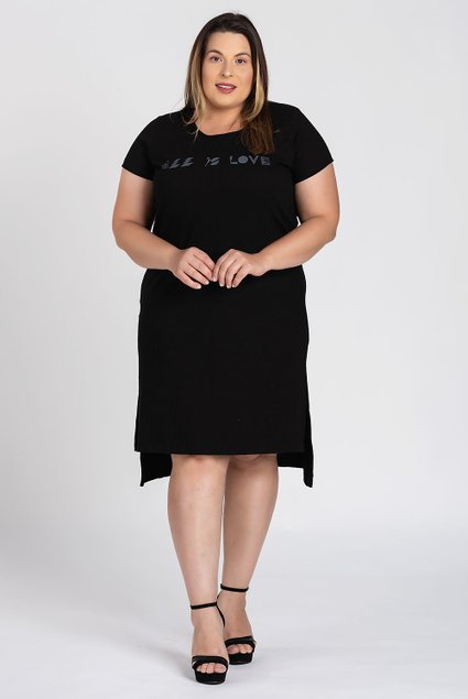 2796 vestido feminino plus size canelado estampado abertura laterais serena 5