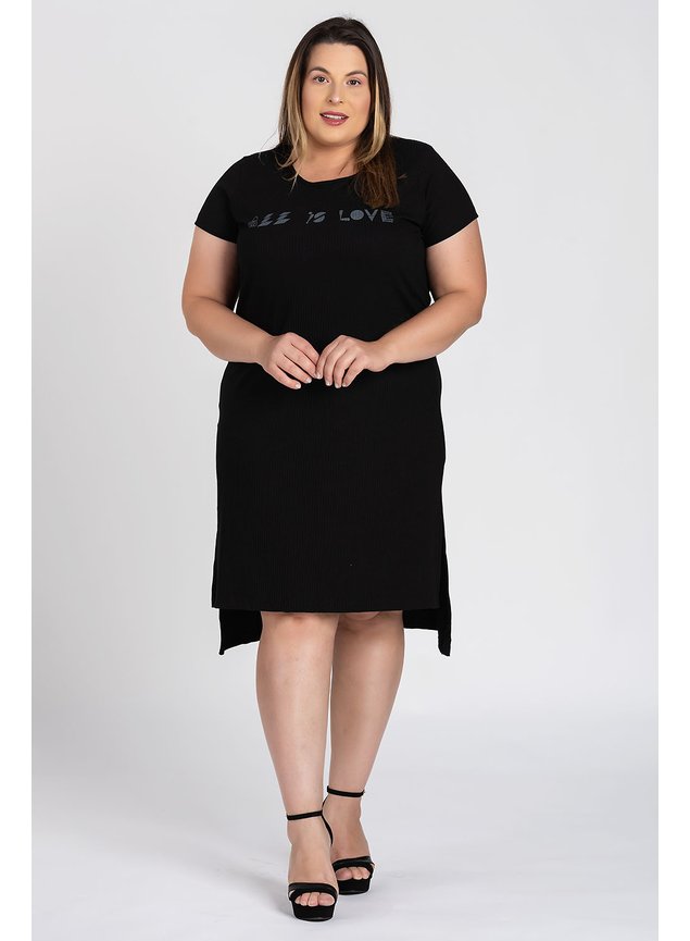 2796 vestido feminino plus size canelado estampado abertura laterais serena 5