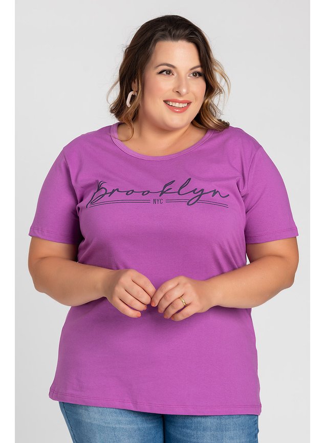2830 t shirt feminina plus size malha algodao estampada brooklyn serena 9