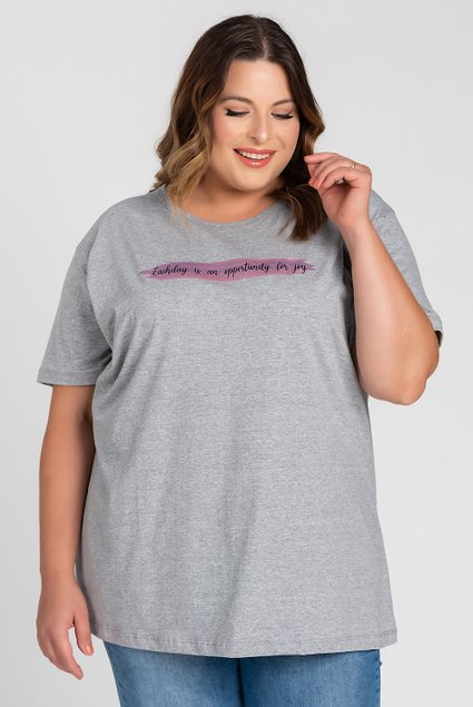 2826 t shirt feminina plus size estampada eachday is an opportunity for joy serena 2