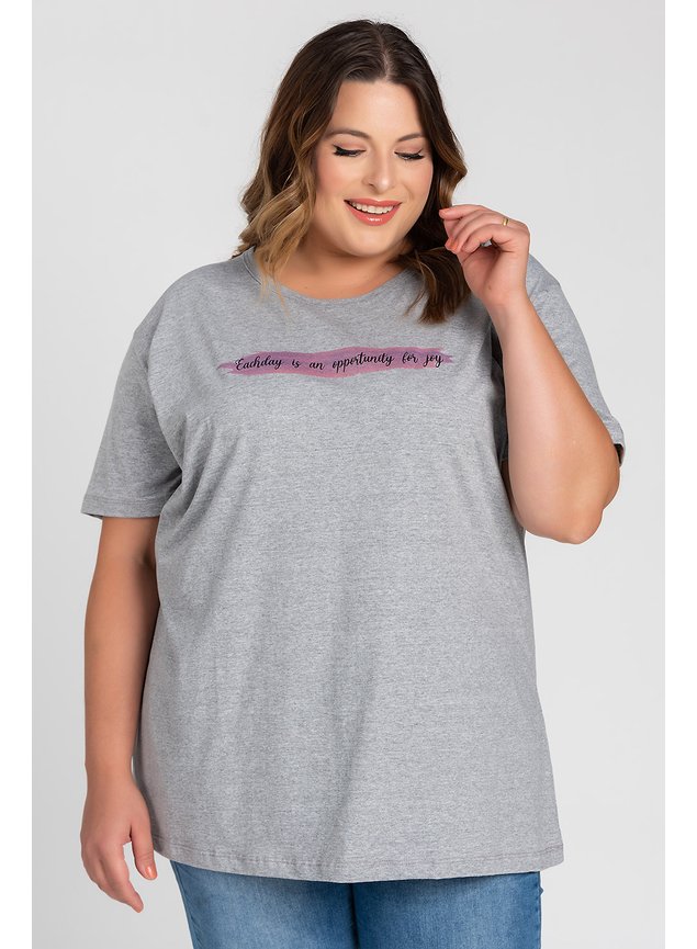 2826 t shirt feminina plus size estampada eachday is an opportunity for joy serena 2